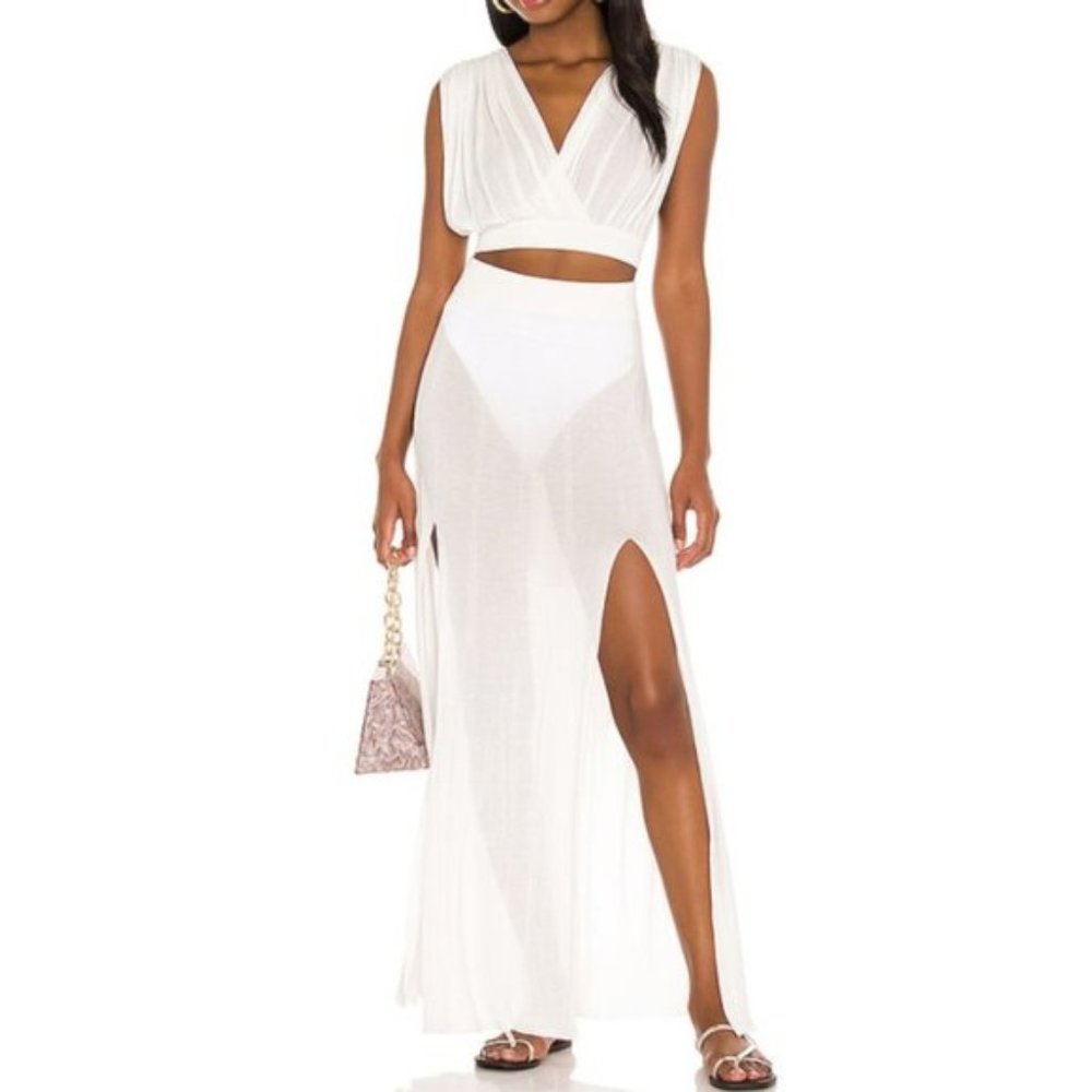 INTERMIX DEVON WINDSOR ISABELLE SHEER SKIRT